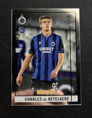 #ad 2020 21 Topps Merlin UEFA Champions League Charles de Ketelaere #3 Club Brugge $1.59