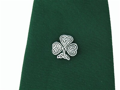 #ad Celtic Shamrock Tie tack hat pin $15.99