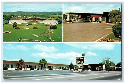 #ad c1960#x27;s City View Hotel Roadside Williamsport Pennsylvania Unposted Postcard $9.95