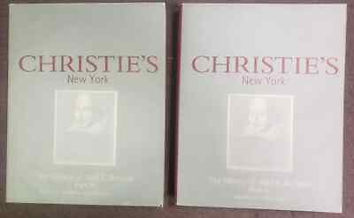 #ad BERLAND Library CHRISTIES 2001 Shakespeare Science Literature Incunabula 2 Parts $36.96