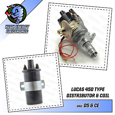#ad Lucas 45D Distributor with Electronic Ignition High Energy by POWERSPARK GBP 79.95