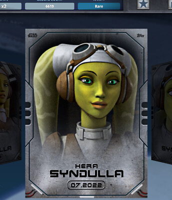 #ad 2022 Topps SWCT Silver Character of the Month Hera Syndulla Rare $1.25