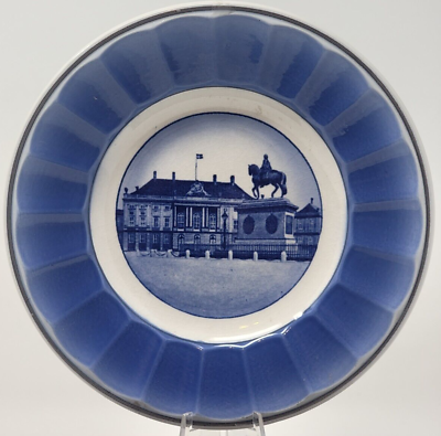 #ad Vintage 1959 Royal Copenhagen Alumina Faience Decorative Plate $19.99