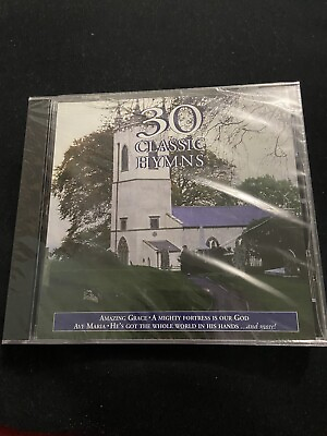 #ad 30 CLASSIC HYMNS AVE MARIA HOLY HOLY AMEN AMEN ABIDE WITH ME UNOPENED NEW CD $20.00
