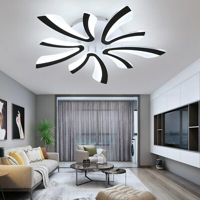#ad Modern LED Acrylic 5 Head Ceiling Light Pendant Light Chandelier Living Room 50W $55.99