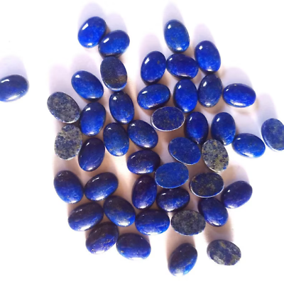 #ad Natural Lapis Oval Cabochon 3x5MM to 5x20MM Lapis Oval Cabochon Loose Gemstone $8.00