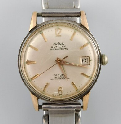 #ad Corona wristwatch with manual winding. Mid 20th century. $170.00