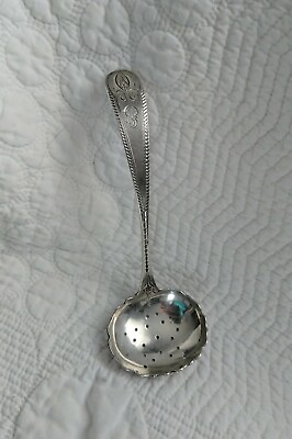 #ad Antique 1870s Peter L Krider Coin Silver Small Ladle from P.L.K. Of Philadelphia $69.99