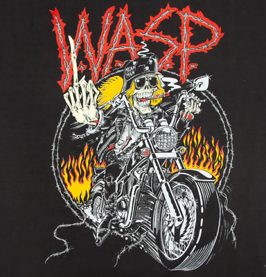 #ad Vintage Band T shirt WASP 1989 I#x27;m a Mean Mother Tour Black All Size Shirt $13.99