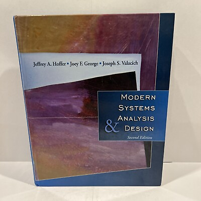 #ad Modern Systems Analysis and Design By Jeffrey A. Hoffer Joey George Joseph Va AU $33.95