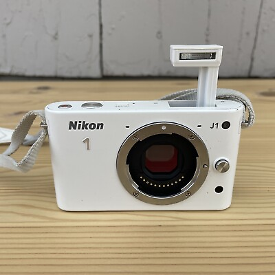 #ad Nikon 1 J1 Mirrorless Interchangeable Lens Digital Camera Battery door issue $34.99