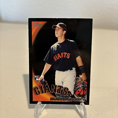 #ad Buster Posey 2010 Topps #2 Walmart Black Border Rookie RC Giants $59.99