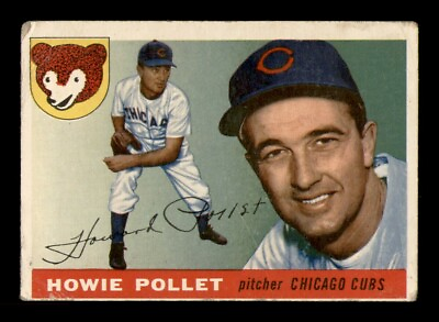 #ad 1955 Topps Set Break # 76 Howie Pollet GD *OBGcards* $3.49