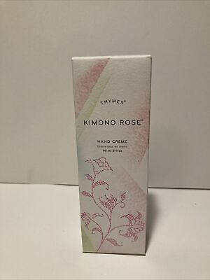 #ad Thymes Kimono Rose Hand Cream 3 oz New Sealed $14.99