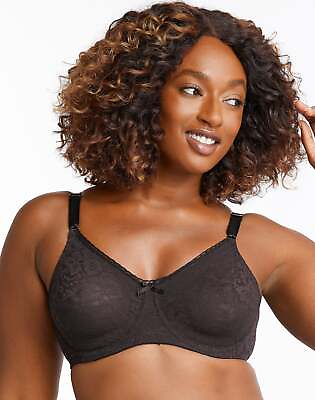 #ad Bali Lace #x27;n Smooth Underwire Bra Womens Seamless Full Coverage Stretch Cup 3432 $19.99