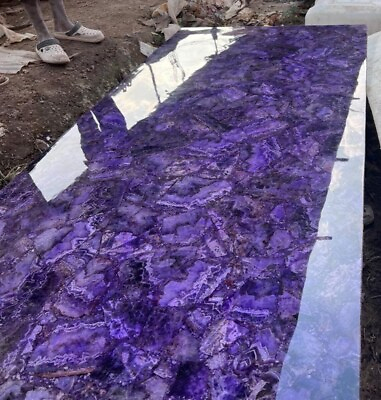 #ad Purple Agate Kitchen Counters Slab Agate Wall Panel Agate Console Panel $5007.26