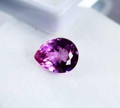 #ad Extremely Rare Pink Sapphire Pear Cut 9.20 Ct NATURAL CERTIFIED Loose Gemstone $16.50