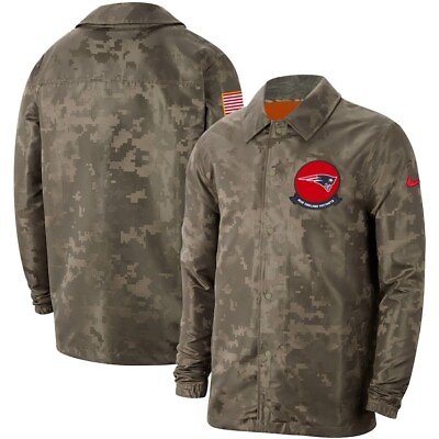 #ad Nike New England Patriots Salute to Service Sideline Full Snap Jacket Men#x27;s XL $38.88