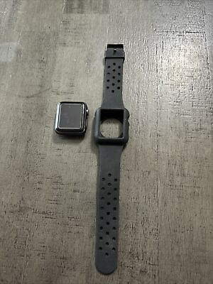 #ad Apple Watch 7000 series 42mm Case Damaged Screen Untested As Is Parts Only READ $14.99