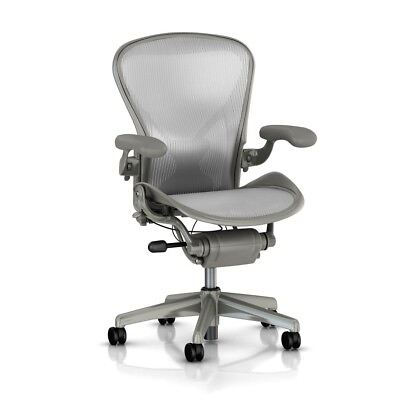 #ad Herman Miller Aeron Chair Open Box Size B Posture fit $499.11