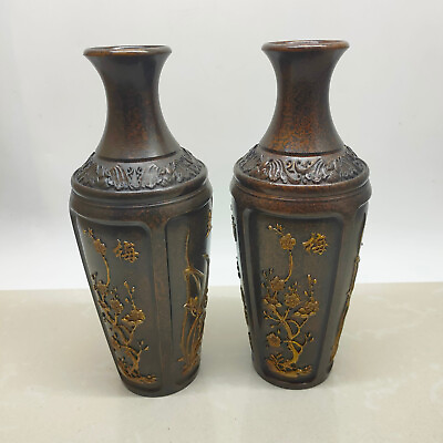 #ad A pair of medium size four season vases $126.00
