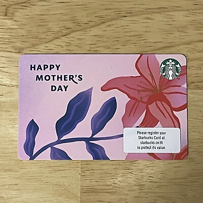 #ad Starbucks Card Mother Day 2021 Limited Thailand Pint Intact Free Shipping $3.89