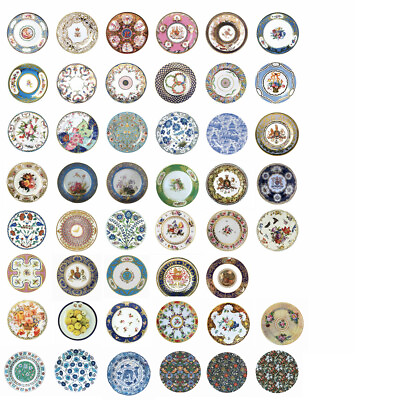 #ad Museum Collection Floral Tin Enamel Plates 26 cm Picnic Festival or Camping GBP 5.09