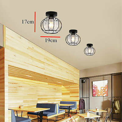 #ad Modern Crystal Chandelier Flush Mount Ceiling Light Pendant Lighting Dining Room $17.68