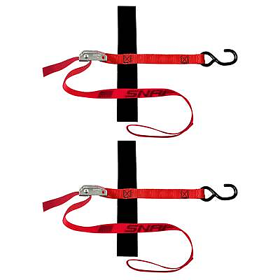 #ad SNAP LOC 1 in x 4 ft S Hook Loop Cam Strap Tie Down 1500 lb 2 Pack $16.99
