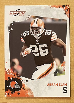 #ad Abram Elam 2010 Score #65 Mint Condition Cleveland Browns $1.06