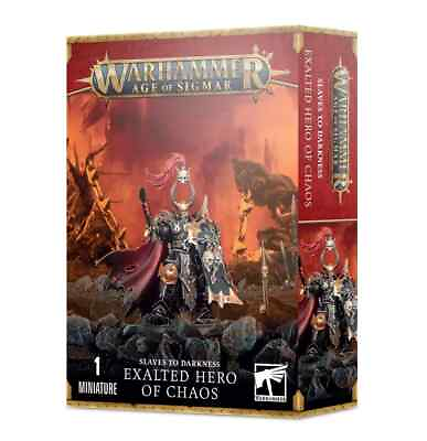 #ad Slaves to Darkness Exalted Hero of Chaos Warhammer Age of Sigmar New 83 67 $29.75