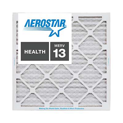 #ad Aerostar 20x20x1 MERV 13 Furnace Air Filter 2 Pack $33.21