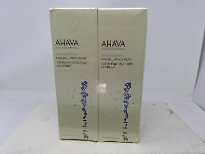 #ad 2 Pack of Ahava Deadsea Water Mineral Hand Cream 3.4oz Each NIP $24.99