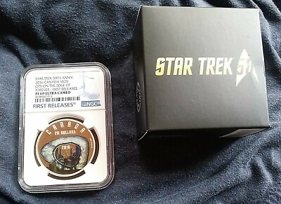 #ad 2016 SILVER STAR TREK NGC PF 69 ULTRA CAMEO CITY ON THE EDGE OF FOREVER W BOX $189.99
