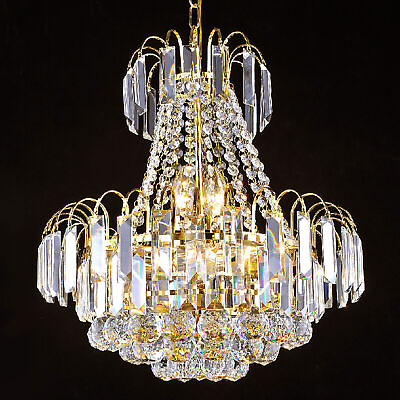 #ad Modern K9 Crystal Chandelier Luxury Lighting Ceiling Light Pendant Lamp Fixture $122.55