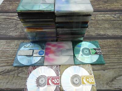 #ad Without Case Lot of 50 MD disks Mini Discs Has been recorded 74 80 min fromJapan $63.99