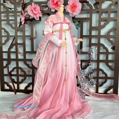 #ad 1 6 Pink Ancient Dress Clothes For 12quot; Female PH TBL JO Action Figure Body Toys $16.99
