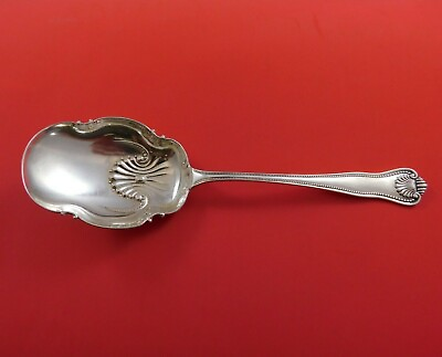 #ad Newport Shell by Frank Smith Sterling Silver Salad Serving Spoon 9quot; Antique $159.00