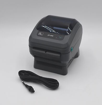 #ad Zebra ZP 450 Thermal Label Printer RS 232 amp; Parallel Port *With Power Cord * $119.99