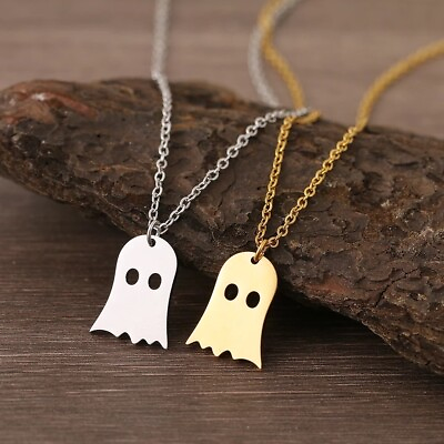 #ad Cute Ghost Design Halloween Pendant Chain Fashion Best Necklace Jewelry gifts $7.99