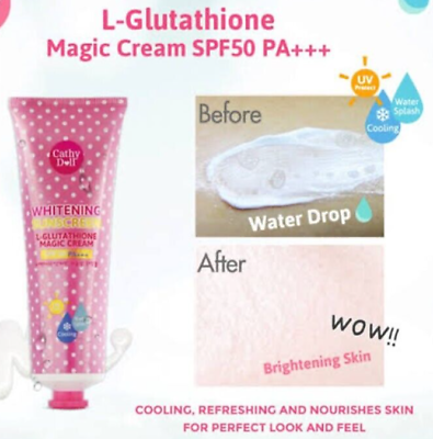 #ad BIG Cathy Doll Magic Cream Whitening Pore Tightening Karmart L Glutathione 138ml $25.68