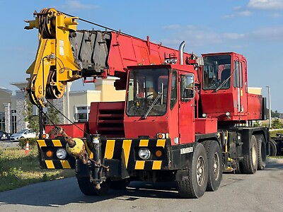 #ad 1987 Grove TMS300B Crane Truck 40 ton W 102ft boom Cummins Diesel Functions Well $37900.00