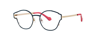 #ad 650$ FACE A FACE MALLET 1 Copper Gold Women Cat Eye Metal Eyeglasses K43 7 $240.00