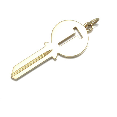 #ad Auth Tiffanyamp;Co. Pendant Key Charm 18K 750 Yellow Gold $622.68