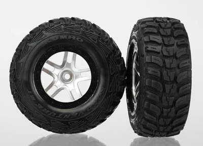 #ad Traxxas SCT Black Beadlock Wheels and Tires 2 6874R $24.95