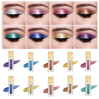 #ad Cosmetic Liquid Eye Shadow Pearl Eye Shadow Glitter Eye Shadow Eye Makeup Shiny‹ $3.41