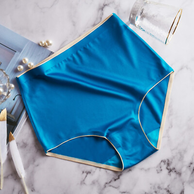 #ad 4PCS Lady Briefs Shaper Panties Underwear High Waist Plain Seamless Silky Cozy $35.78