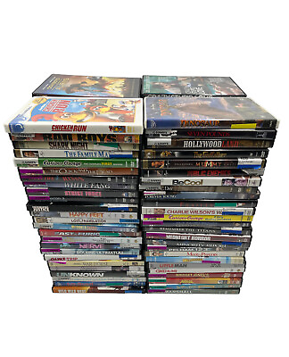 #ad #ad DVD lot of 150 Random Movies wholesale bulk reselling Mixed Genres $61.99