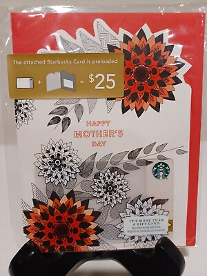 #ad STARBUCKS CARD 2014quot; HAPPY MOTHER#x27;S DAYquot; WITH CARD AND ENVELOPE NEW 💖 A BEAUTY $5.95