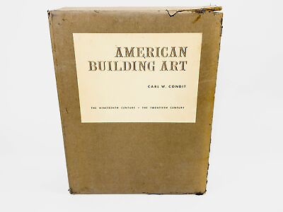 #ad American Building Art Nineteenth Century 20th Carl W. Condit Box Set Vintage $26.99